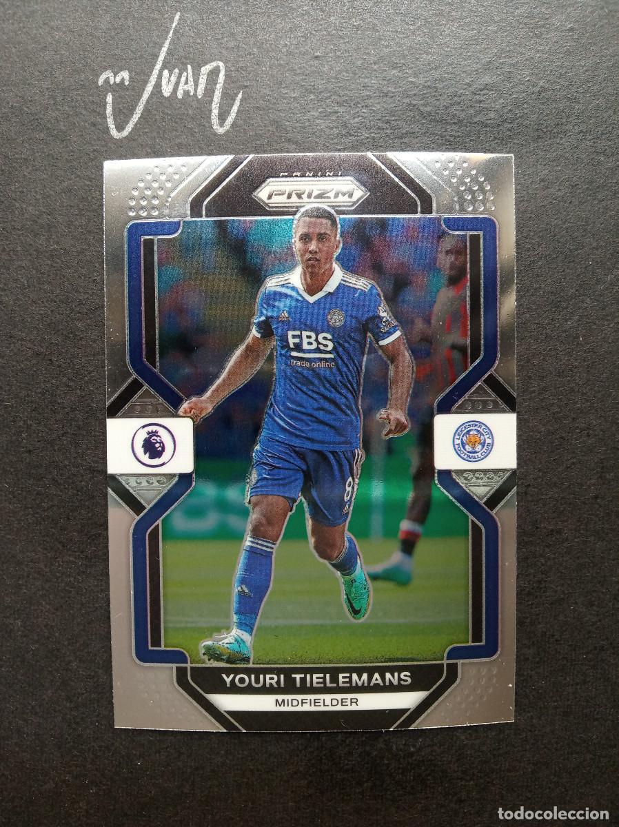Cromos de F&uacute;tbol: N&ordm; 100 YOURI TIELEMANS LEICESTER CITY BELGICA ⚽ PANINI &reg; PRIZM PREMIER LEAGUE 2022 2023 22 23 NUEVO