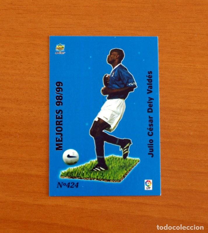 Cromos de Futebol: Real Oviedo - N&ordm; 424, Dely Valdes -Mejores 98-99 -Las Fichas de la Liga Mundicromo 1999-2000, 99-00