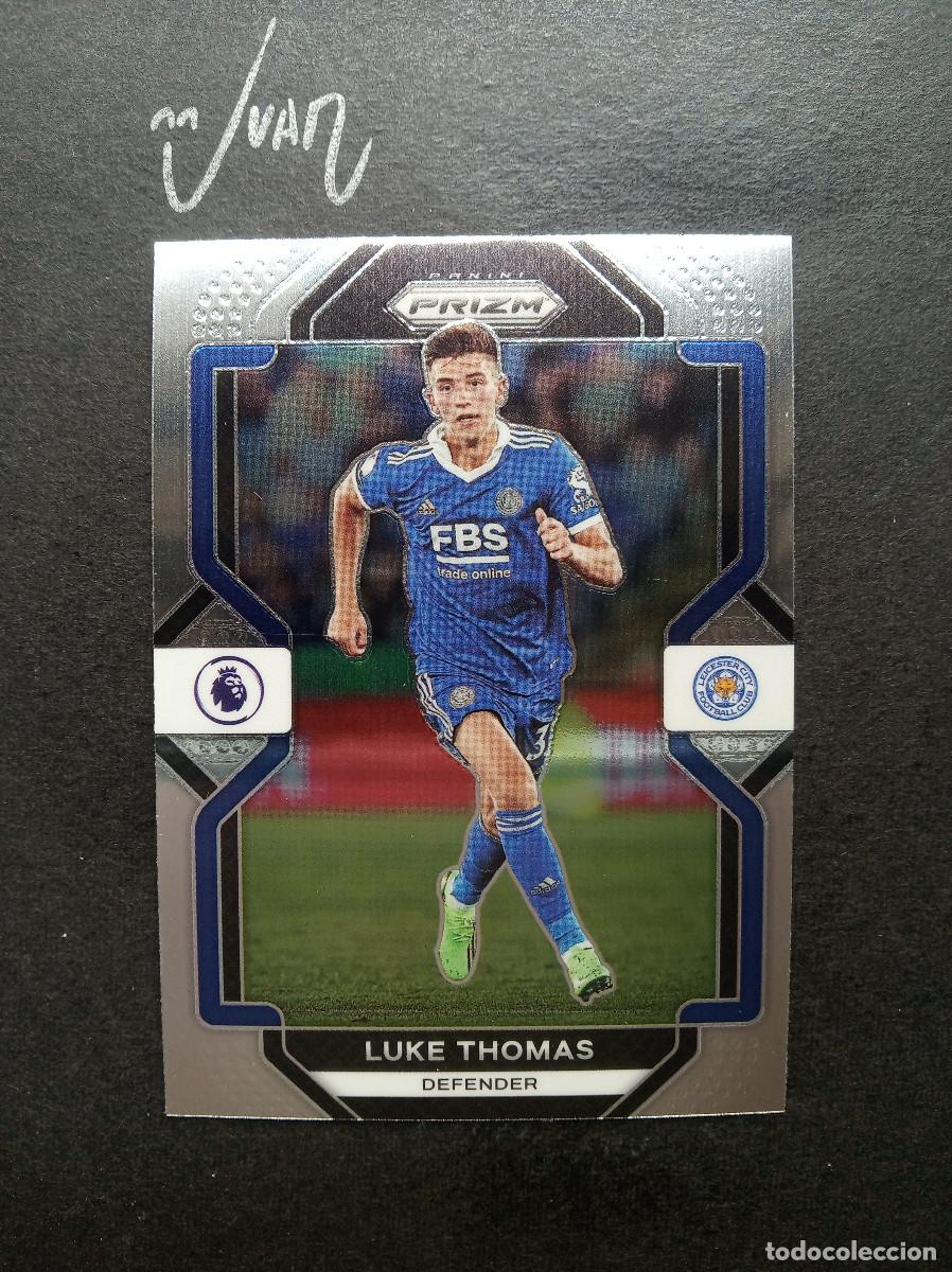 Football Stickers: N&ordm; 102 LUKE THOMAS LEICESTER CITY ⚽ PANINI &reg; PRIZM PREMIER LEAGUE 2022 2023 22 23 NUEVO