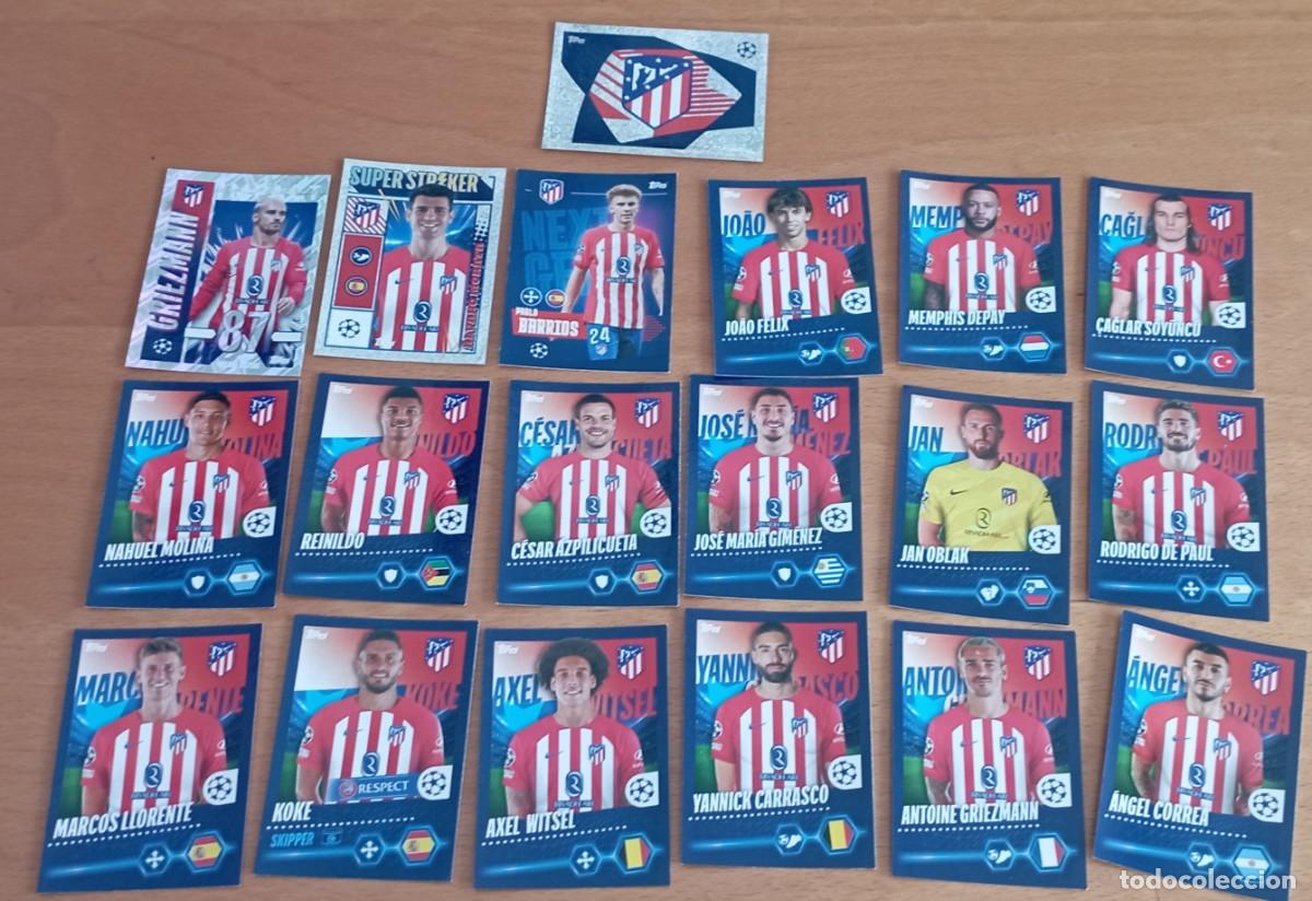 Cromos de Futebol: UEFA Champions League 2023/24 sticker lote 19 sticker AT. MadridTopps