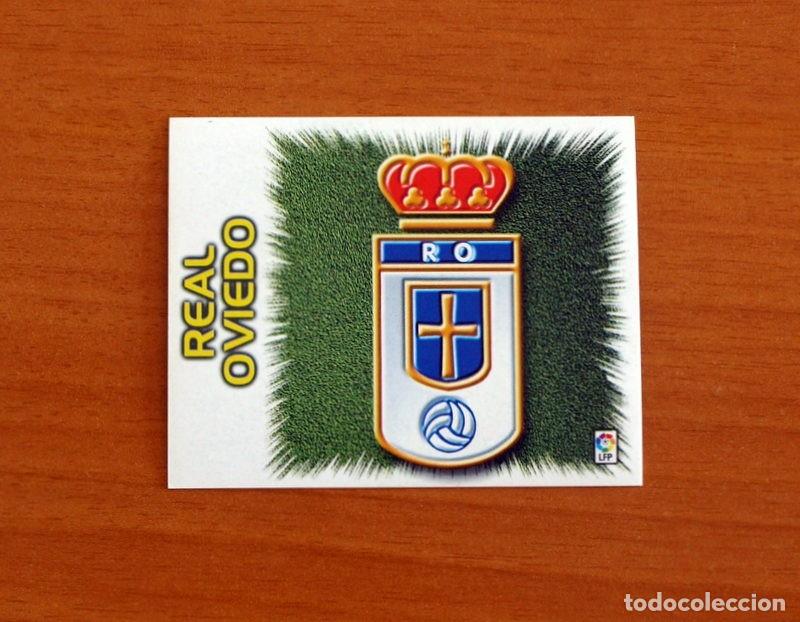 Football Stickers: Real Oviedo - Escudo - Ediciones Este Liga 1999-2000, 99-00 - Nunca pegado