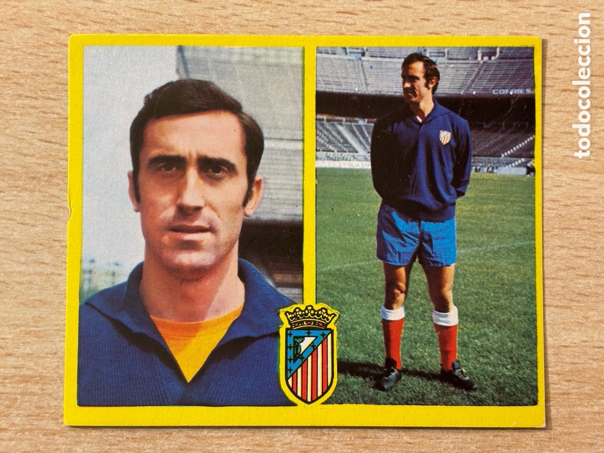 Cartes &agrave; collectionner de Football: Rodr&iacute;guez Atl&eacute;tico de Madrid Ediciones Este 72 73 recuperado en buen estado