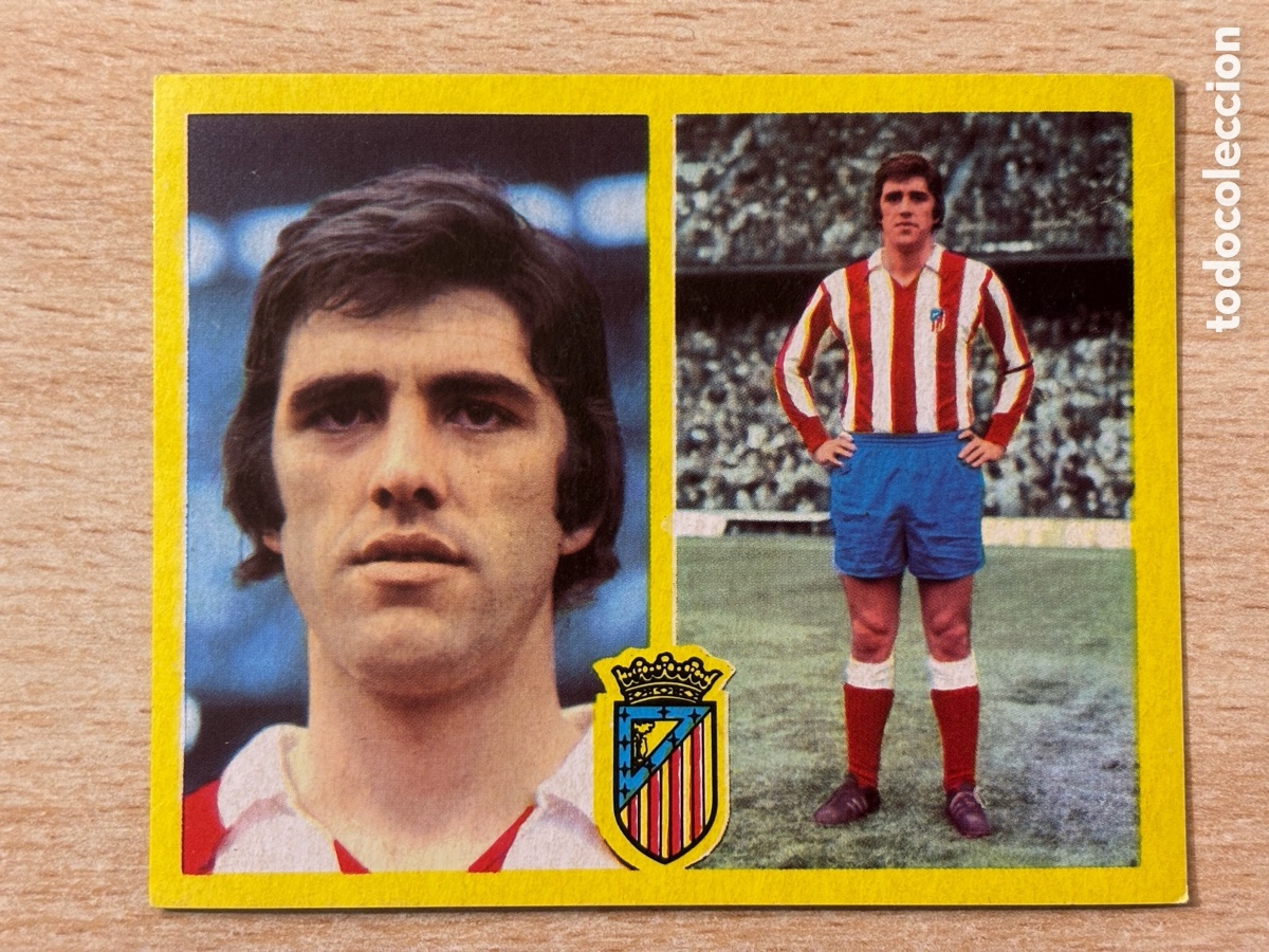 Cromos de F&uacute;tbol: Orozco Atl&eacute;tico de Madrid Ediciones Este 72 73 recuperado en buen estado