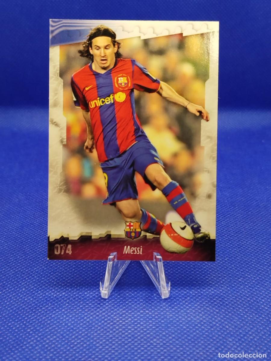 Cromos de F&uacute;tbol: #74 LIONEL MESSI FC BARCELONA 2009 MUNDICROMO LAS FICHAS DE LA LIGA
