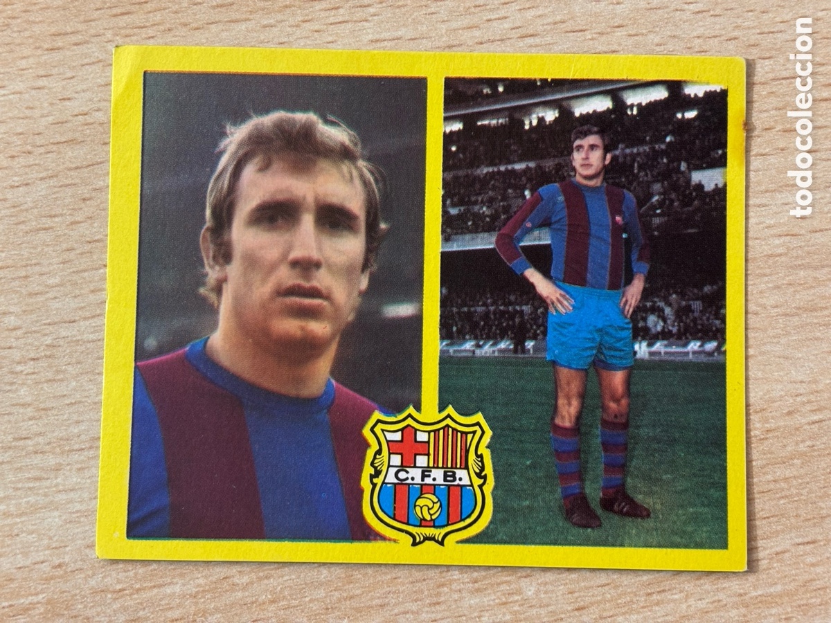 Cromos de F&uacute;tbol: Rexach FC Barcelona Ediciones Este 72 73 recuperado en buen estado