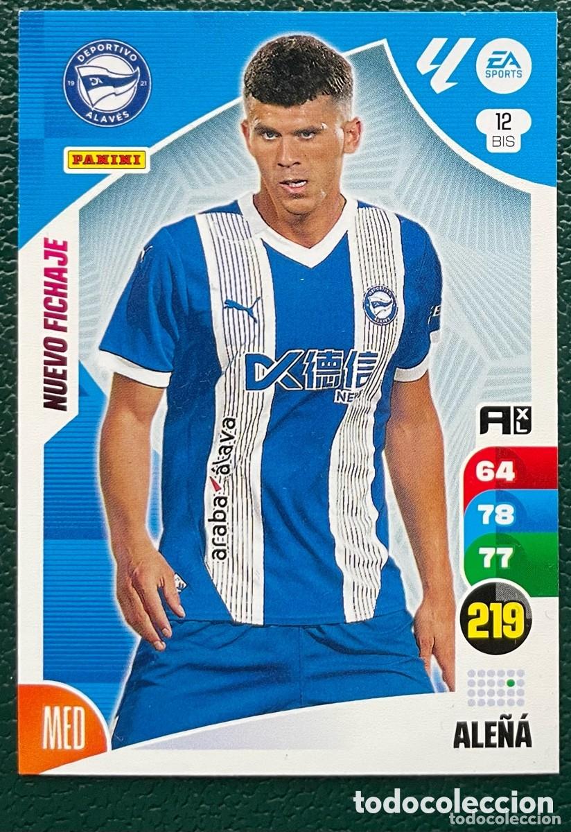 Cromos de F&uacute;tbol: 12 BIS ALE&Ntilde;A DEPORTIVO ALAVES NUEVO FICHAJE FICHAS ALBUM ADRENALYN XL 2024 2025 24 25