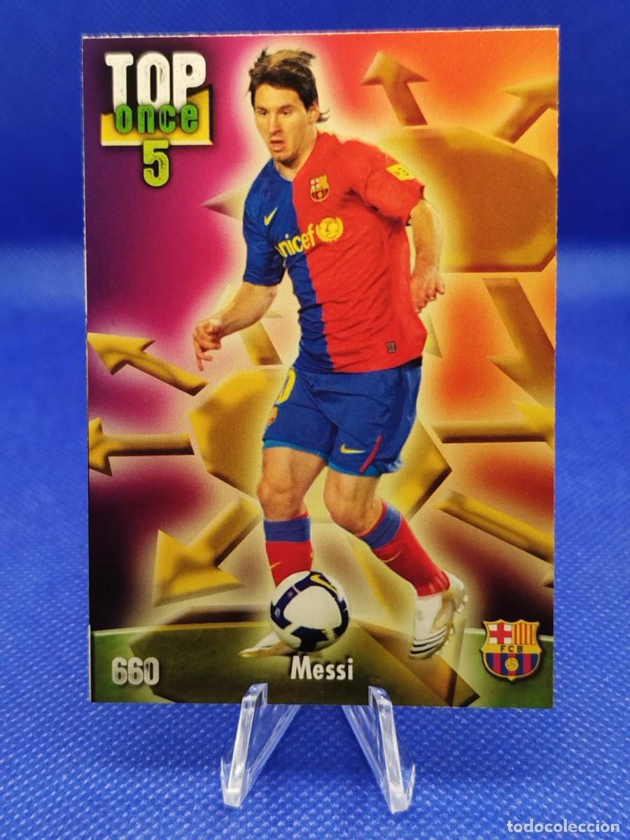Cromos de F&uacute;tbol: #660 LIONEL MESSI FC BARCELONA 2009 MUNDICROMO LAS FICHAS DE LA LIGA &rdquo;TOP ONCE&rdquo;