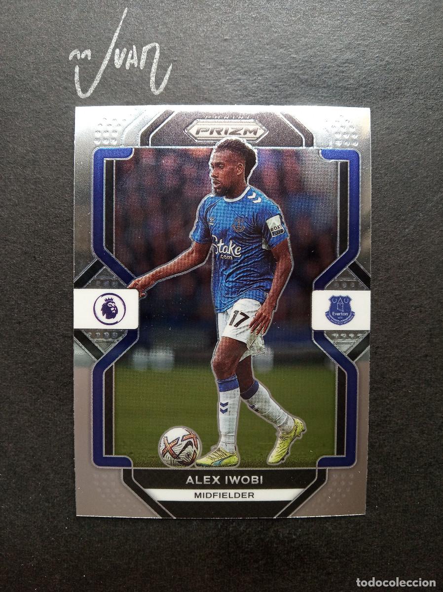 Football Stickers: N&ordm; 228 ALEX IWOBI EVERTON ⚽ PANINI &reg; PRIZM PREMIER LEAGUE 2022 2023 22 23 NUEVO