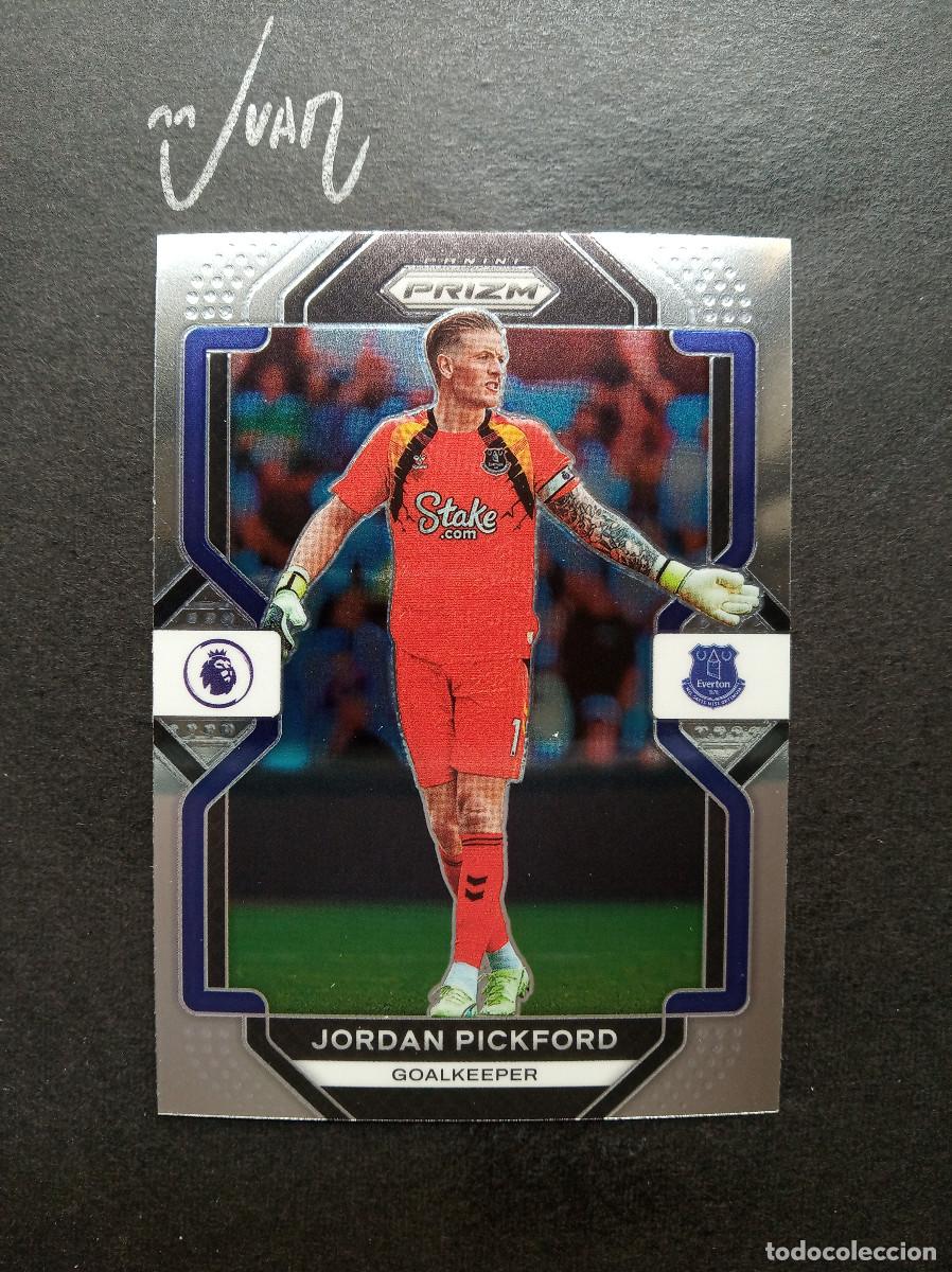 Football Stickers: N&ordm; 229 JORDAN PICKFORD EVERTON INGLATERRA ⚽ PANINI &reg; PRIZM PREMIER LEAGUE 2022 2023 22 23 NUEVO