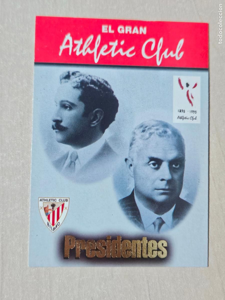 Football Stickers: FICHA N&ordm; 25 PRESIDENTES - ALBUM COLECCION EL GRAN ATHLETIC CLUB BILBAO 97 98 PANINI