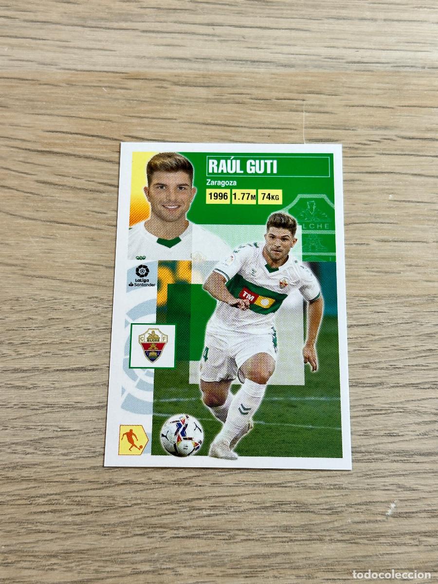 Football Stickers: RAUL GUTI n&ordm; 19 ULTIMOS FICHAJES ELCHE LIGA ESTE 2020 2021 SIN PEGAR NUEVO 20 21
