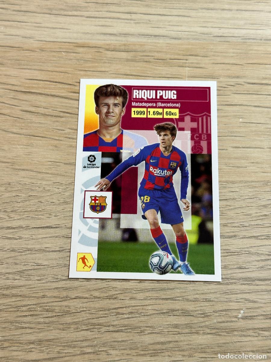 Football Stickers: RIQUI PUIG n&ordm; 13 B FC BARCELONA LIGA ESTE 2020 2021 SIN PEGAR NUEVO 20 21