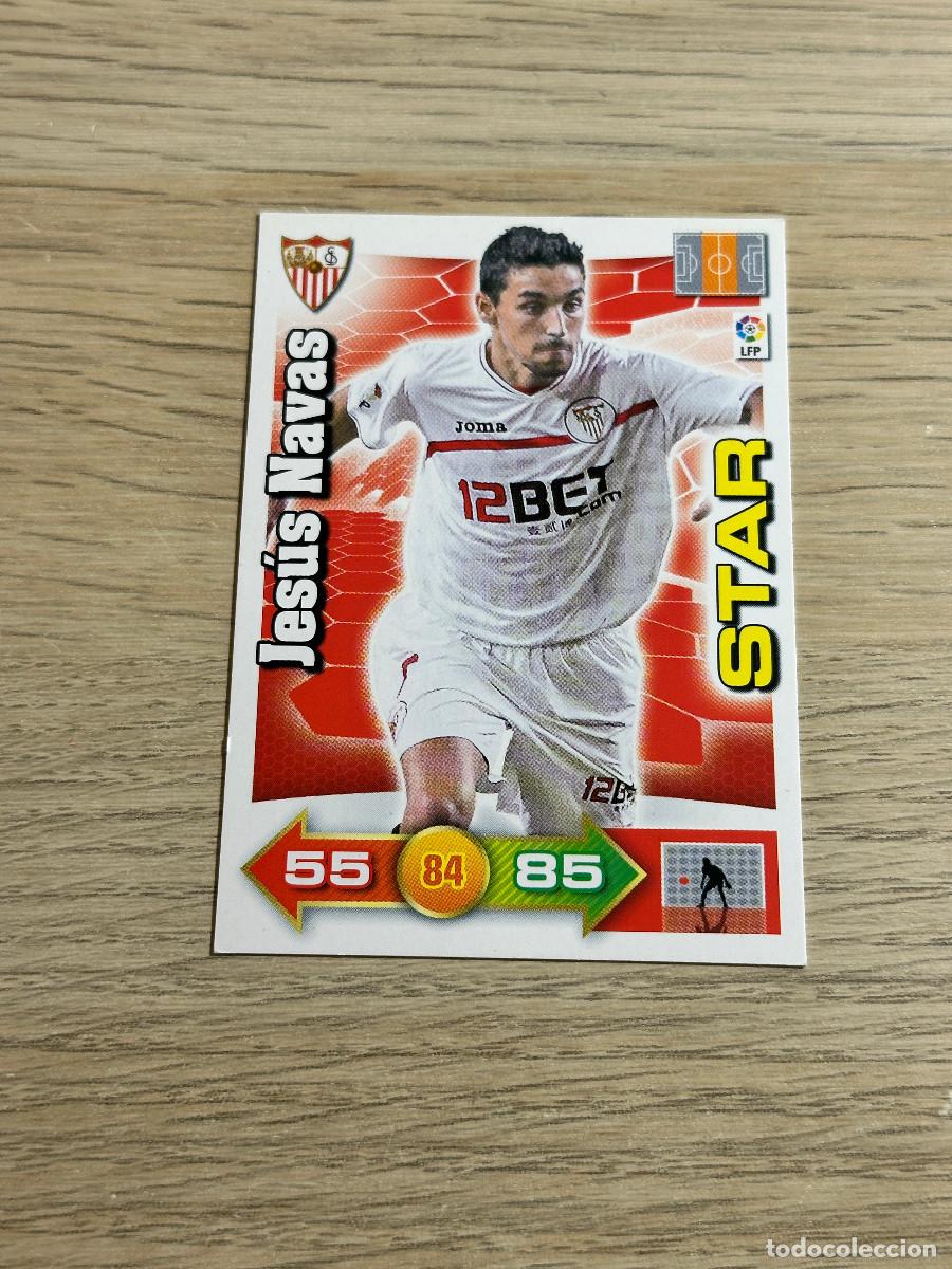 Football Stickers: JESUS NAVAS SEVILLA ADRENALYN XL 2010 2011 / 10 11 PANINI