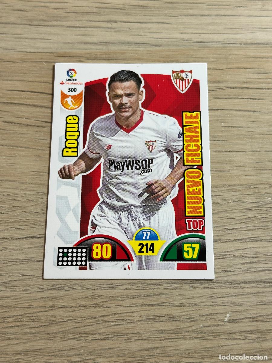 Cromos de F&uacute;tbol: ROQUE 500 NUEVO FICHAJE SEVILLA ADRENALYN XL 2017 2018 PANINI 17 18