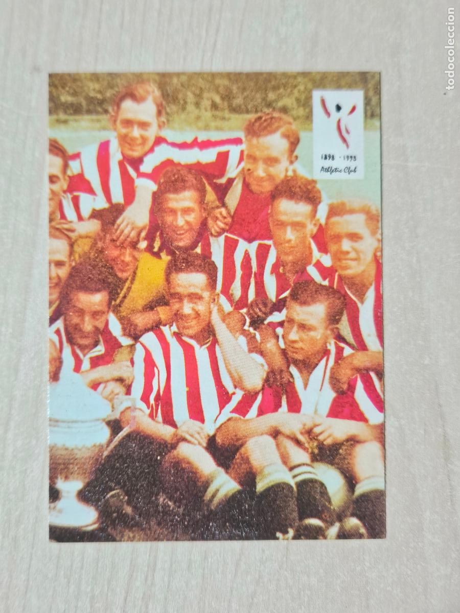 Cromos de F&uacute;tbol: FICHA N&ordm; 50 COPA 1933 - ALBUM COLECCION EL GRAN ATHLETIC CLUB BILBAO 97 98 PANINI