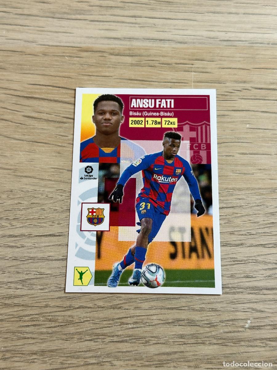 Cromos de F&uacute;tbol: ANSU FATI n&ordm; 17 FC BARCELONA LIGA ESTE 2020 2021 SIN PEGAR NUEVO 20 21