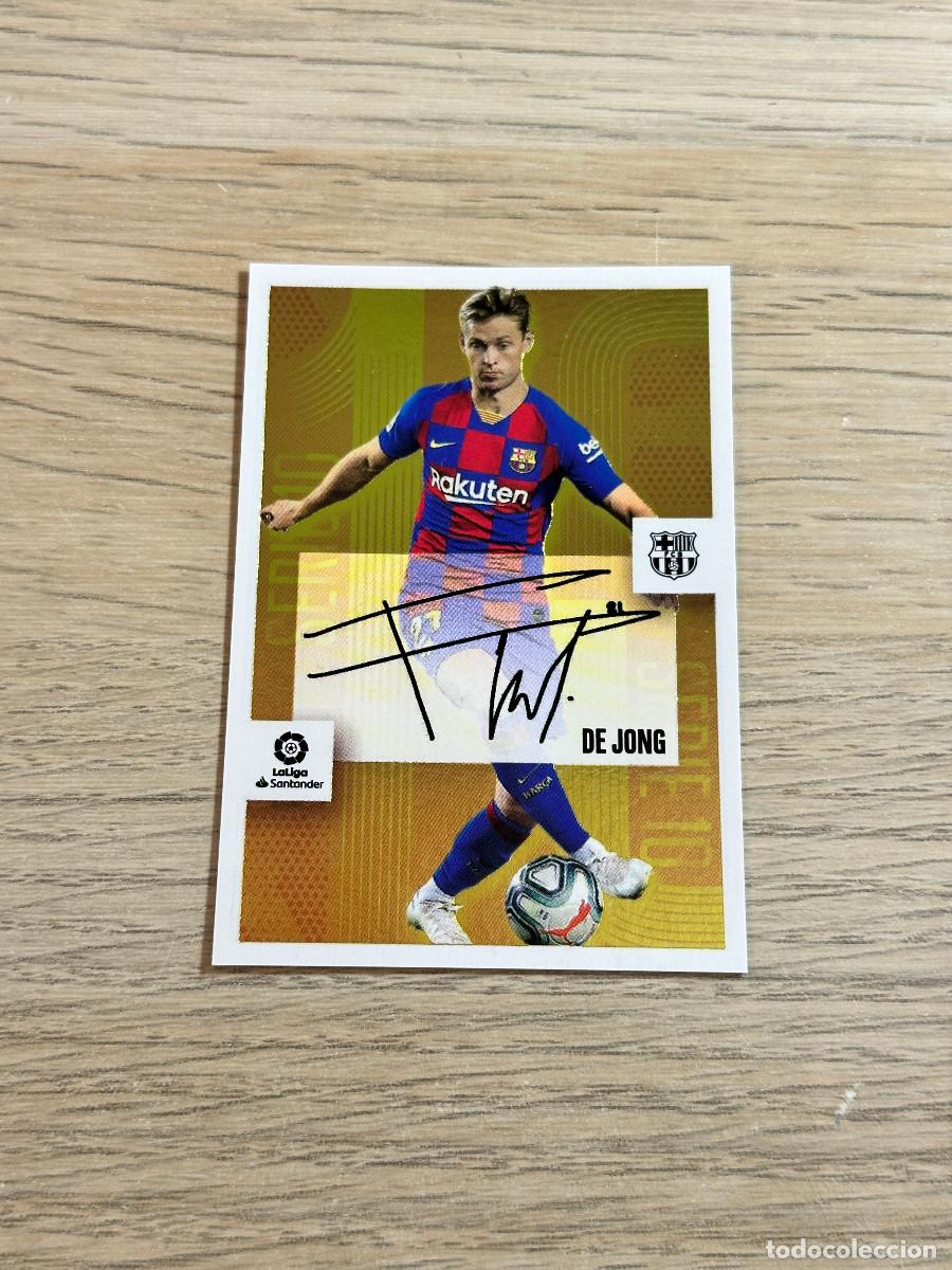 Cromos de F&uacute;tbol: DE JONG n&ordm; 3 SERIE 10 FC BARCELONA LIGA ESTE 2020 2021 SIN PEGAR NUEVO 20 21