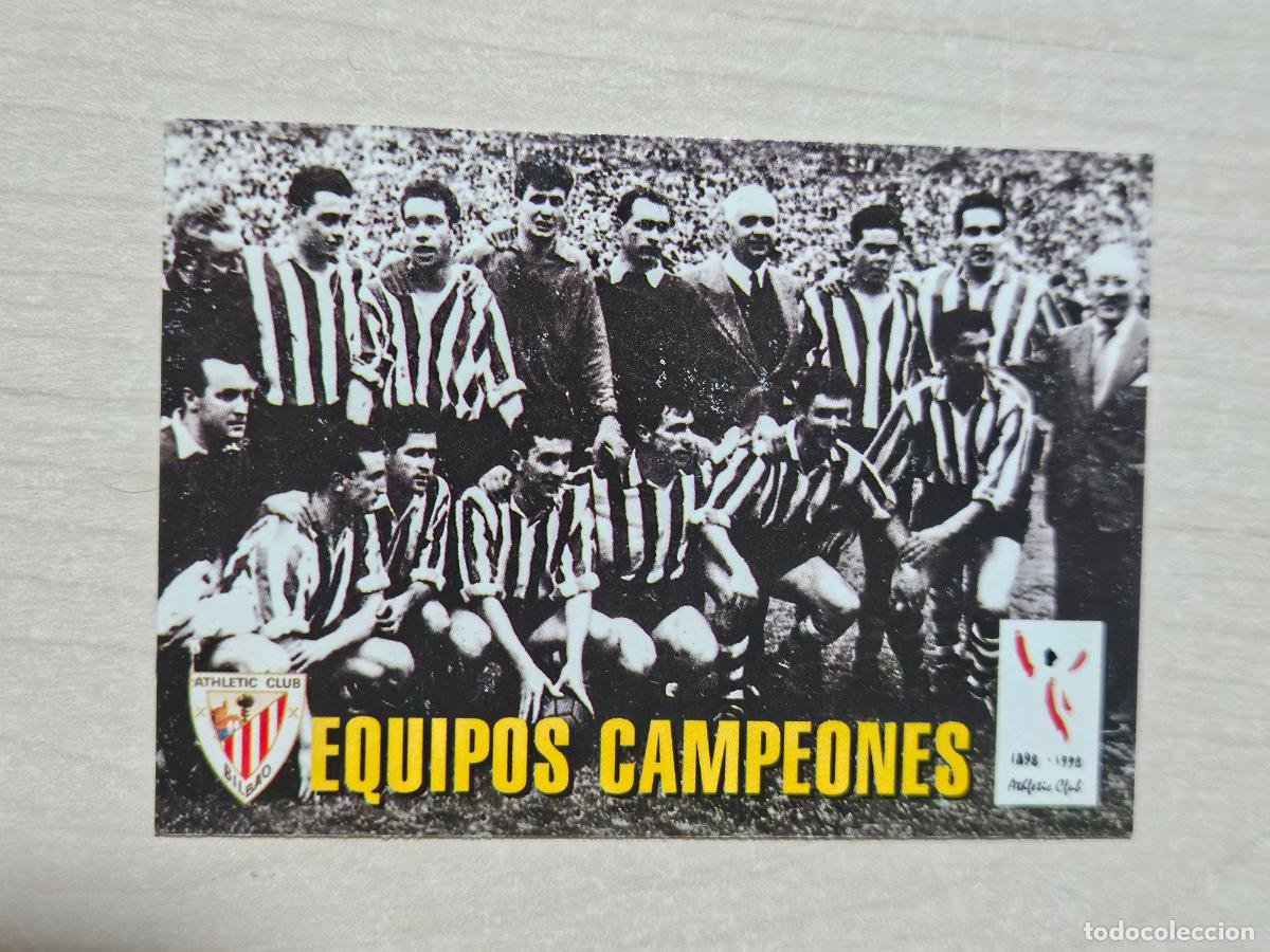 Cromos de F&uacute;tbol: FICHA N&ordm; 64 COPA 1956 - ALBUM COLECCION EL GRAN ATHLETIC CLUB BILBAO 97 98 PANINI