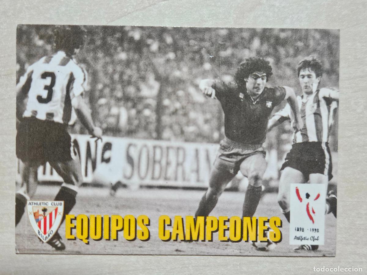 Cromos de F&uacute;tbol: FICHA N&ordm; 78 INCIDENTES COPA 83 84 - ALBUM COLECCION EL GRAN ATHLETIC CLUB BILBAO 97 98 PANINI