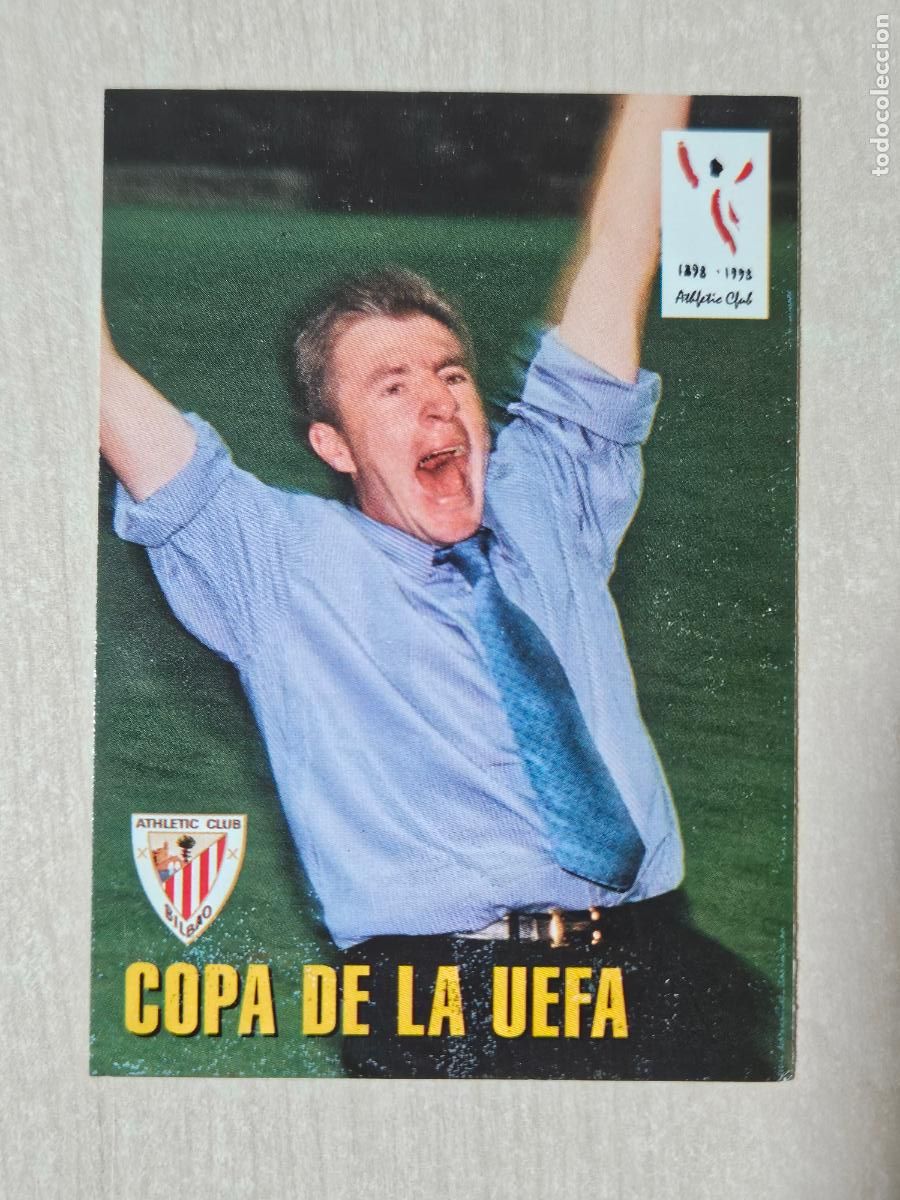 Cromos de F&uacute;tbol: FICHA N&ordm; 89 LUIS FERNANDEZ - ALBUM COLECCION EL GRAN ATHLETIC CLUB BILBAO 97 98 PANINI