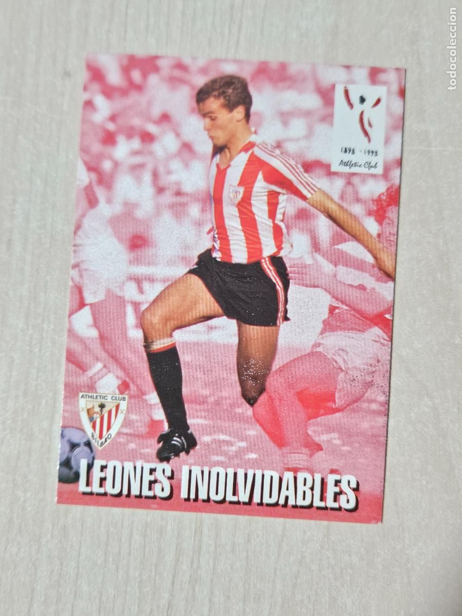 Football Stickers: FICHA N&ordm; 133 ANDRINUA - ALBUM COLECCION EL GRAN ATHLETIC CLUB BILBAO 97 98 PANINI