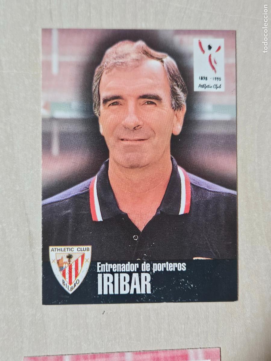 Football Stickers: FICHA N&ordm; 149 IRIBAR - ALBUM COLECCION EL GRAN ATHLETIC CLUB BILBAO 97 98 PANINI