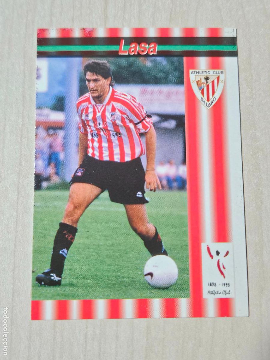 Cromos de F&uacute;tbol: FICHA N&ordm; 189 LASA - ALBUM COLECCION EL GRAN ATHLETIC CLUB BILBAO 97 98 PANINI