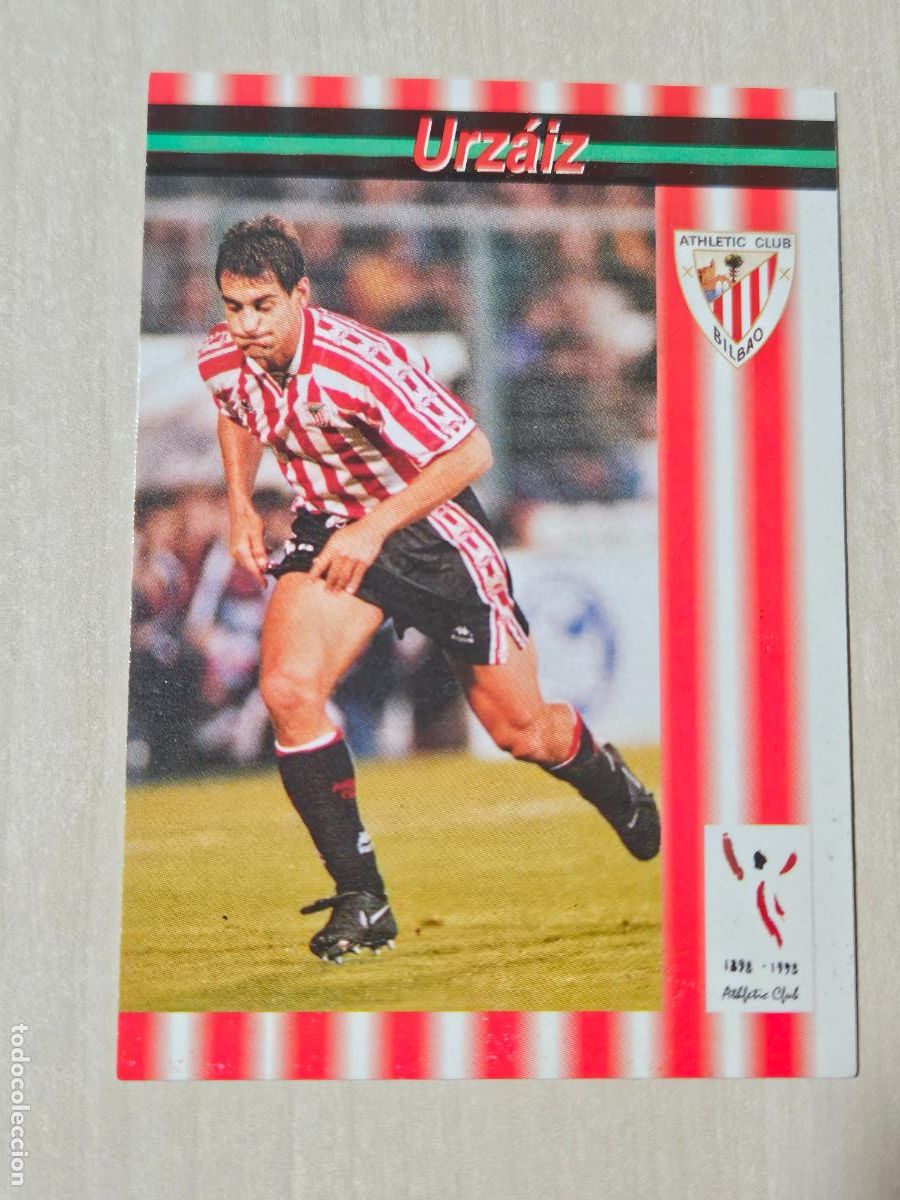 Cromos de F&uacute;tbol: FICHA N&ordm; 190 URZAIZ - ALBUM COLECCION EL GRAN ATHLETIC CLUB BILBAO 97 98 PANINI