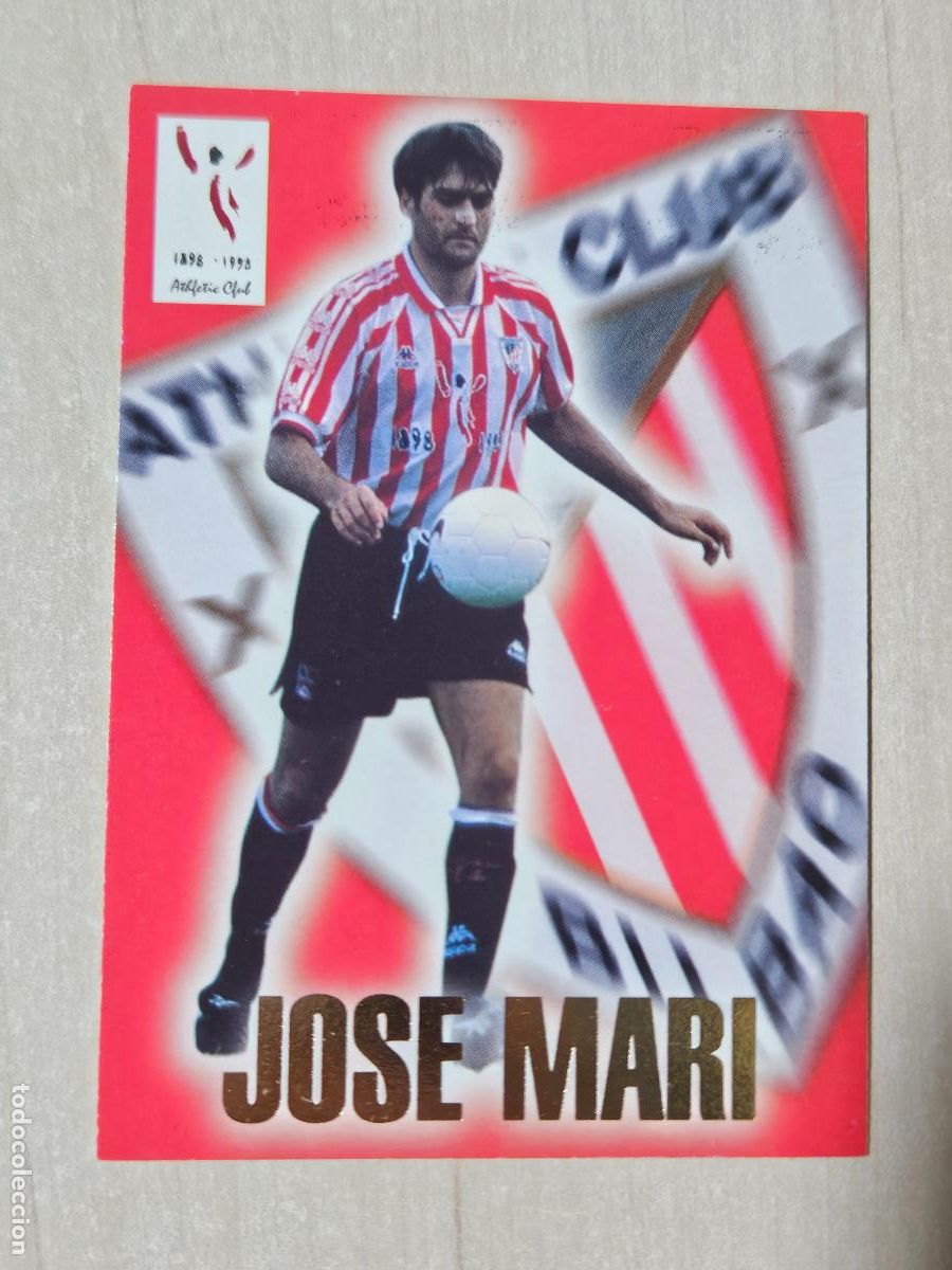 Cromos de F&uacute;tbol: FICHA N&ordm; 206 JOSE MARIA - ALBUM COLECCION EL GRAN ATHLETIC CLUB BILBAO 97 98 PANINI
