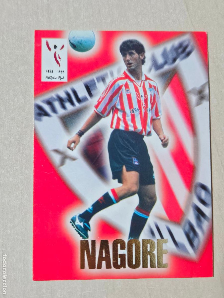 Cromos de F&uacute;tbol: FICHA N&ordm; 208 NAGORE - ALBUM COLECCION EL GRAN ATHLETIC CLUB BILBAO 97 98 PANINI