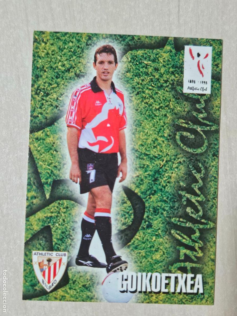 Cromos de F&uacute;tbol: FICHA N&ordm; 221 GOIKOETXEA - ALBUM COLECCION EL GRAN ATHLETIC CLUB BILBAO 97 98 PANINI