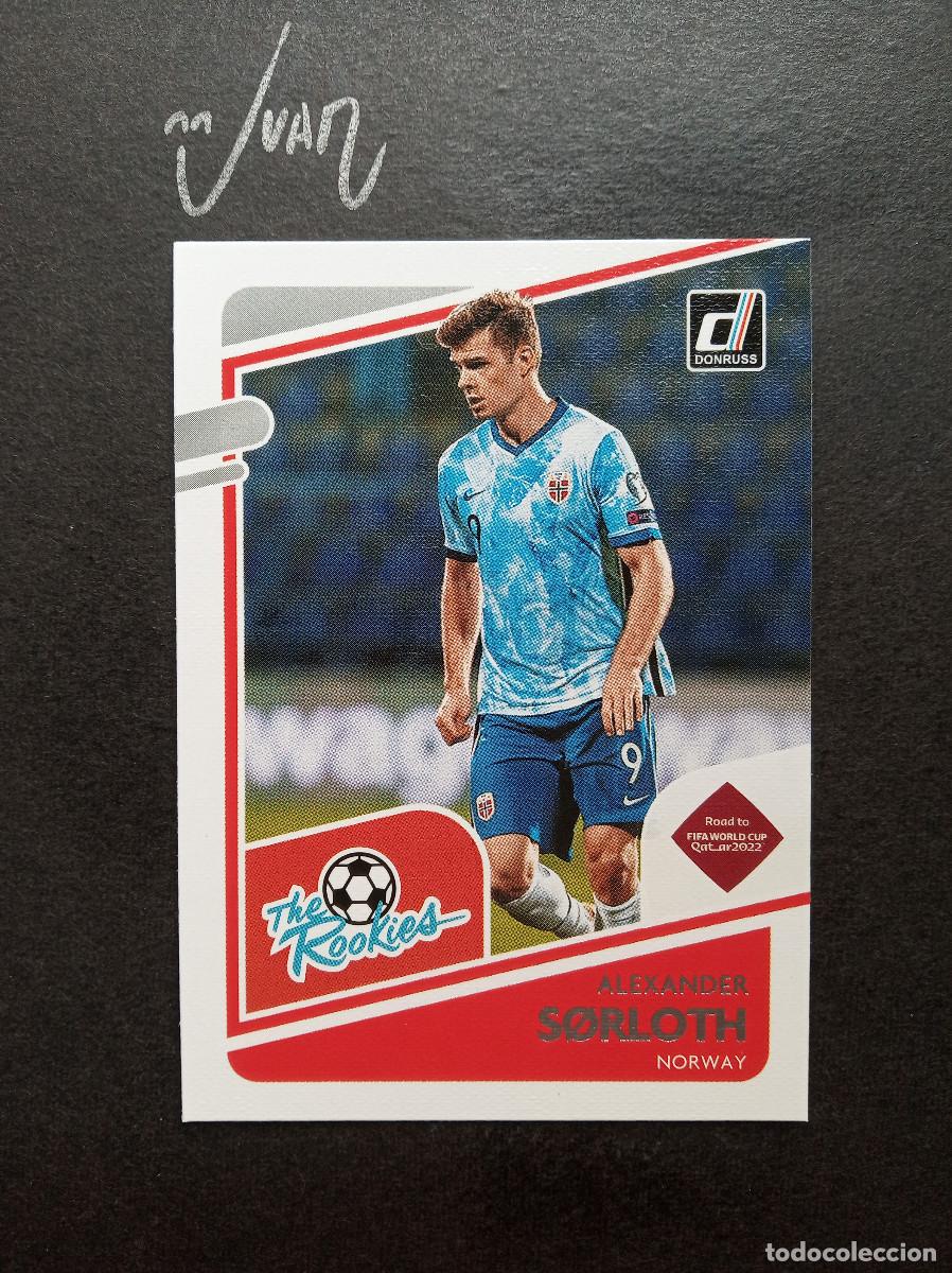 Cromos de F&uacute;tbol: 3 THE ROOKIES SORLOTH NORUEGA ATLETICO MADRID 25 26 ⚽ PANINI &reg; DONRUSS FIFA 2021 2022 21 22