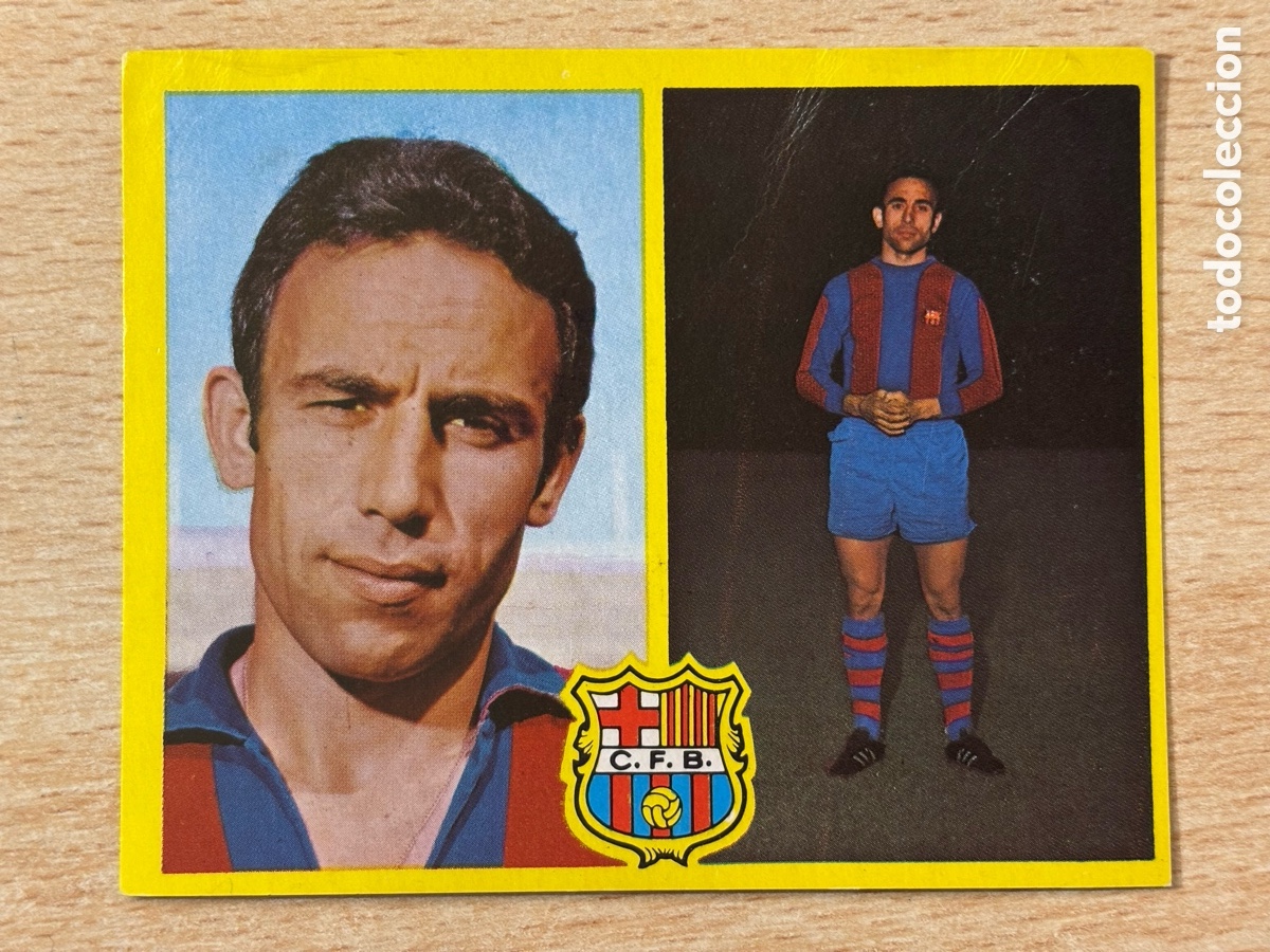 Cromos de F&uacute;tbol: Rife FC Barcelona Ediciones Este 72 73 recuperado en buen estado