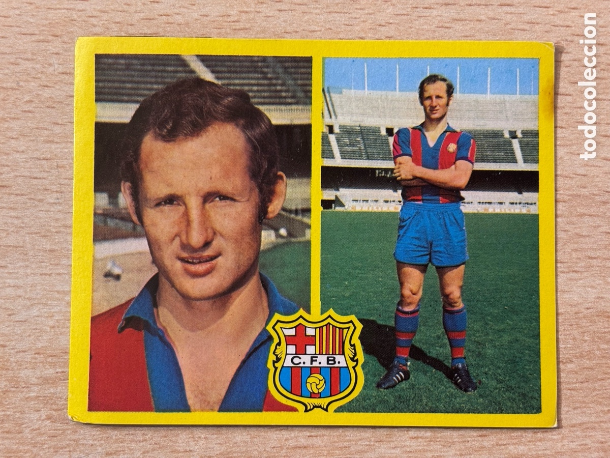 Cromos de F&uacute;tbol: Gallego FC Barcelona Ediciones Este 72 73 recuperado en buen estado