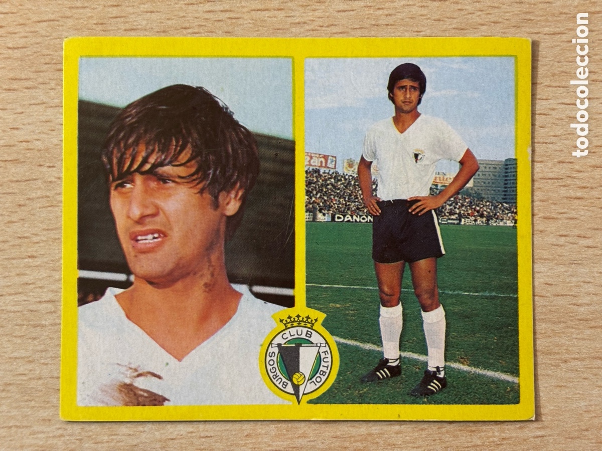 Cromos de F&uacute;tbol: Benegas Burgos CF Ediciones Este 72 73 sin pegar