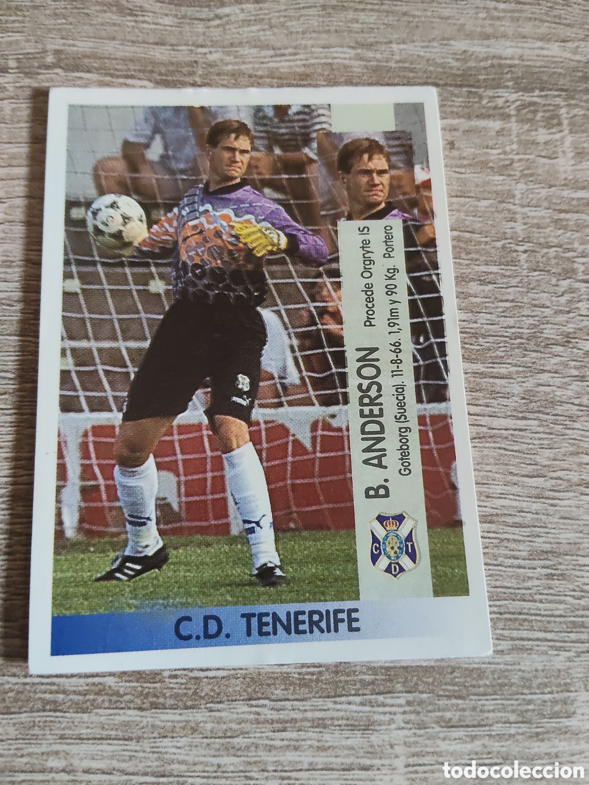 Cromos de Futebol: Panini liga 1996 1997 96 97 80 A Anderson coloca Tenerife