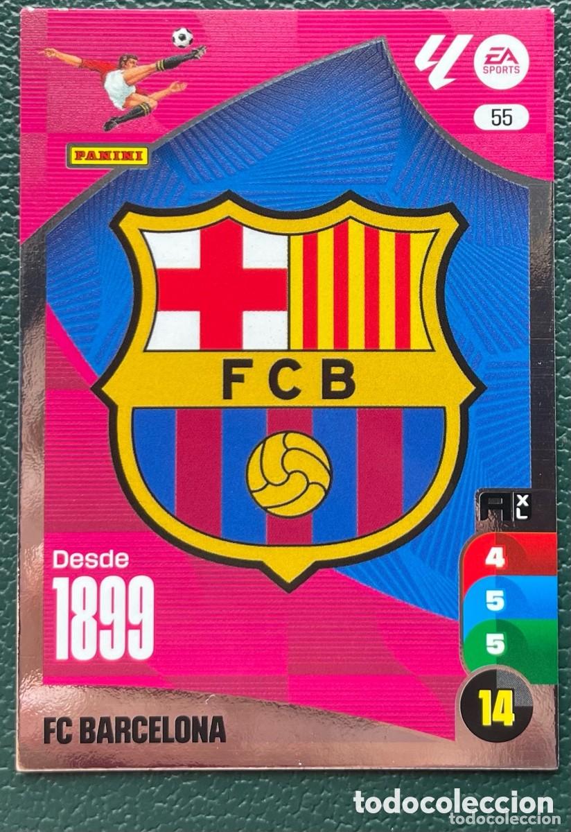 Football Stickers: 55 ESCUDO FC BARCELONA FICHAS ALBUM ADRENALYN XL 2024 2025 24 25