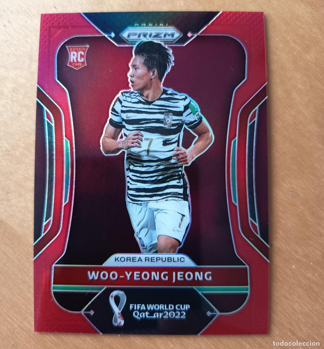Figurine di Calcio: PRIZM MUNDIAL QATAR 2022 NUMERADA: JEONG (COREA) 262/399 ROOKIE