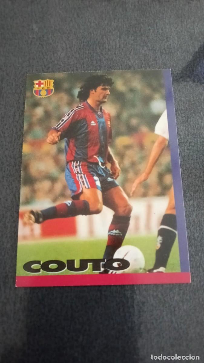 Cromos de F&uacute;tbol: Panini Cards 96 97 1996 1997 Couto 81 Barcelona