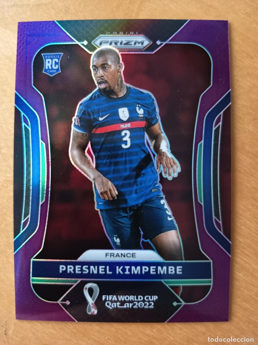 Cromos de F&uacute;tbol: PRIZM MUNDIAL QATAR 2022 NUMERADA: KIMPEMBE (FRANCIA) 117/199 ROOKIE
