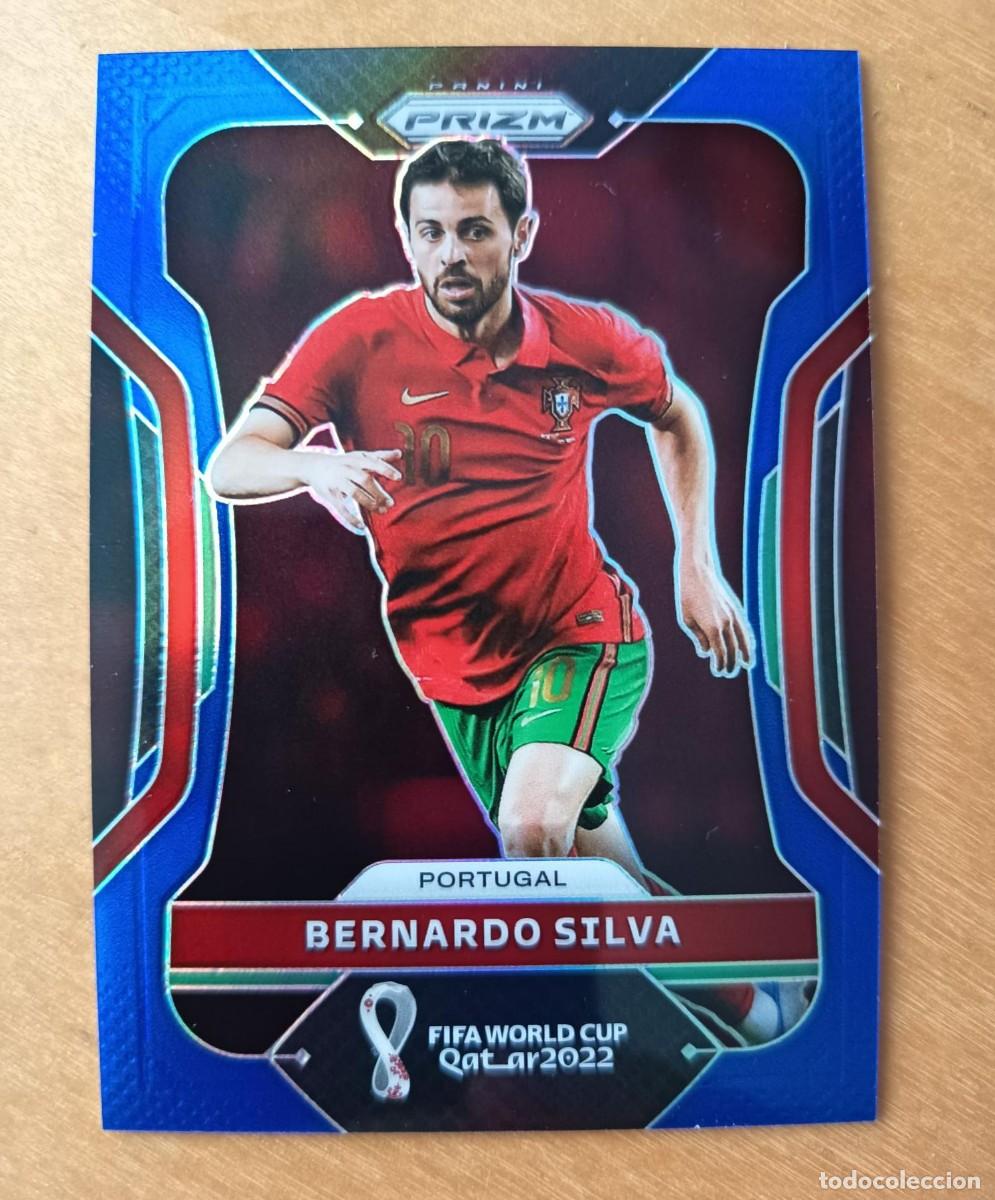 Cromos de F&uacute;tbol: PRIZM MUNDIAL QATAR 2022 NUMERADA: BERNARDO SILVA (PORTUGAL) 016/299