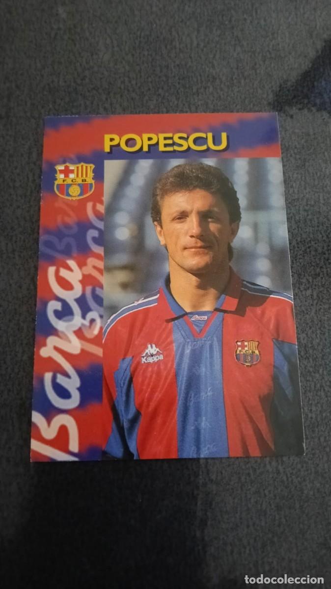 Cromos de F&uacute;tbol: Panini Cards 96 97 1996 1997 Popescu 17 Barcelona
