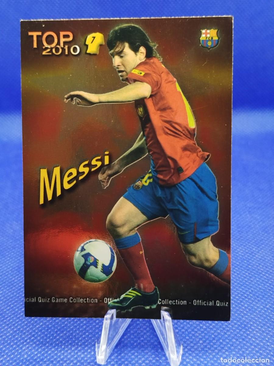Cromos de F&uacute;tbol: #595 LIONEL MESSI FC BARCELONA 2010 MUNDICROMO LAS FICHAS DE LA LIGA TOP 7 RED
