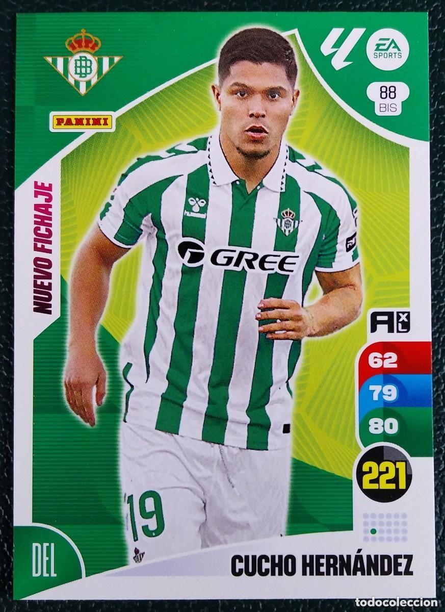 Fu&szlig;ball-Sticker: 88 BIS CUCHO REAL BETIS AMPLIACION FICHAS ALBUM ADRENALYN XL 2024 2025 24 25
