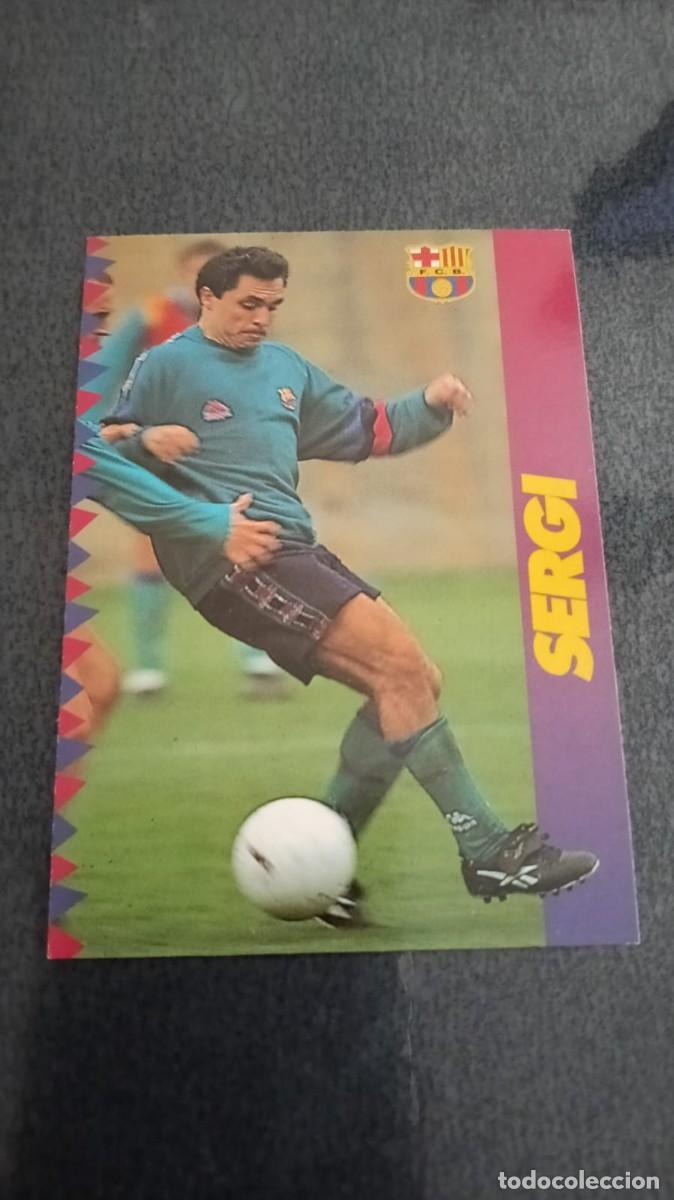Cromos de F&uacute;tbol: Panini Cards 96 97 1996 1997 Sergi 95 Barcelona