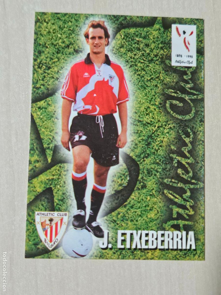 Cromos de F&uacute;tbol: FICHA N&ordm; 231 ETXEBERRIA - ALBUM COLECCION EL GRAN ATHLETIC CLUB BILBAO 97 98 PANINI
