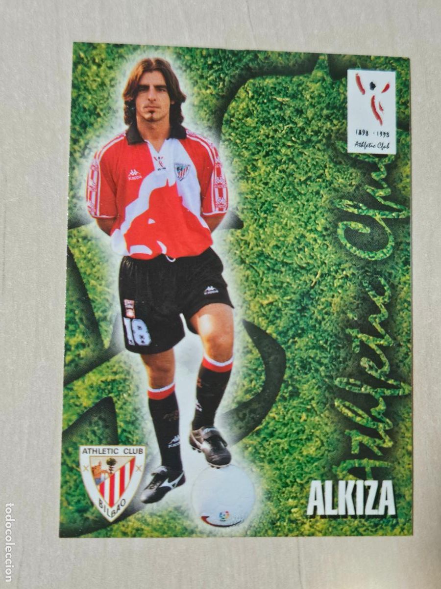 Cromos de F&uacute;tbol: FICHA N&ordm; 232 ALKIZA - ALBUM COLECCION EL GRAN ATHLETIC CLUB BILBAO 97 98 PANINI