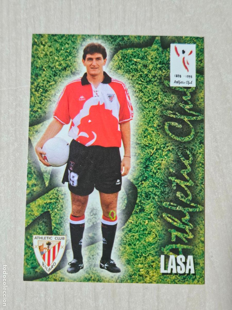 Cromos de F&uacute;tbol: FICHA N&ordm; 233 LASA - ALBUM COLECCION EL GRAN ATHLETIC CLUB BILBAO 97 98 PANINI