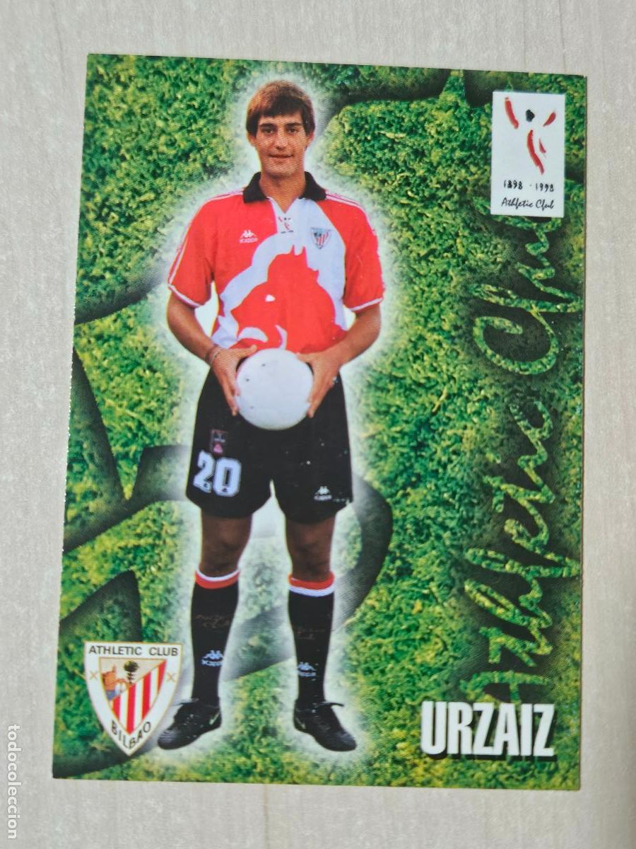Cromos de F&uacute;tbol: FICHA N&ordm; 234 URZAIZ - ALBUM COLECCION EL GRAN ATHLETIC CLUB BILBAO 97 98 PANINI