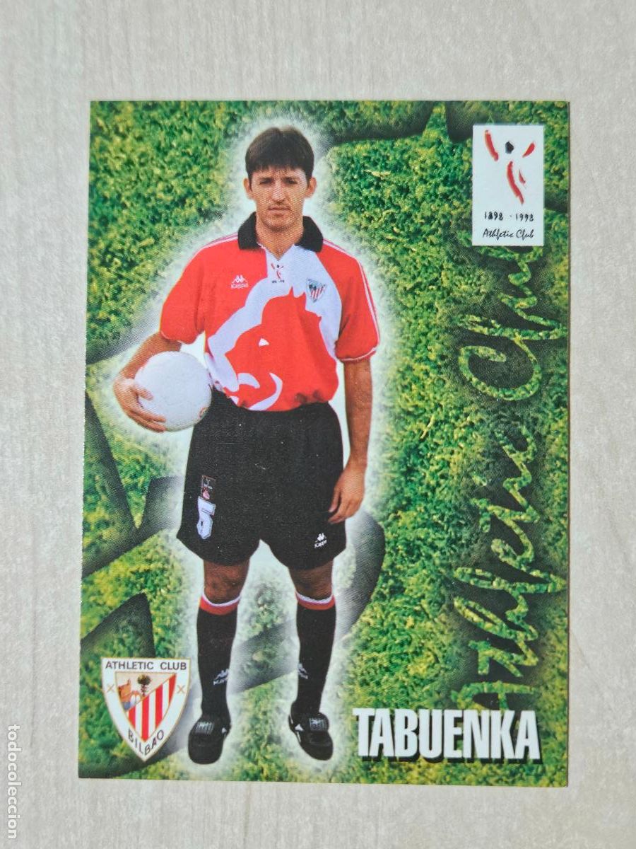 Cromos de F&uacute;tbol: FICHA N&ordm; 236 TABUENKA - ALBUM COLECCION EL GRAN ATHLETIC CLUB BILBAO 97 98 PANINI